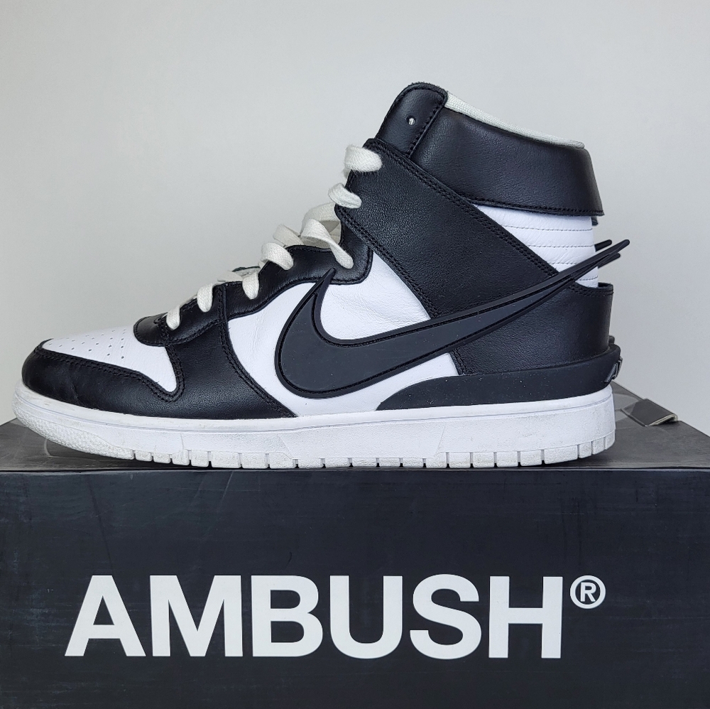 Nike Dunk High x Ambush Spruce Aura (Black and White)  - Mens Size 12